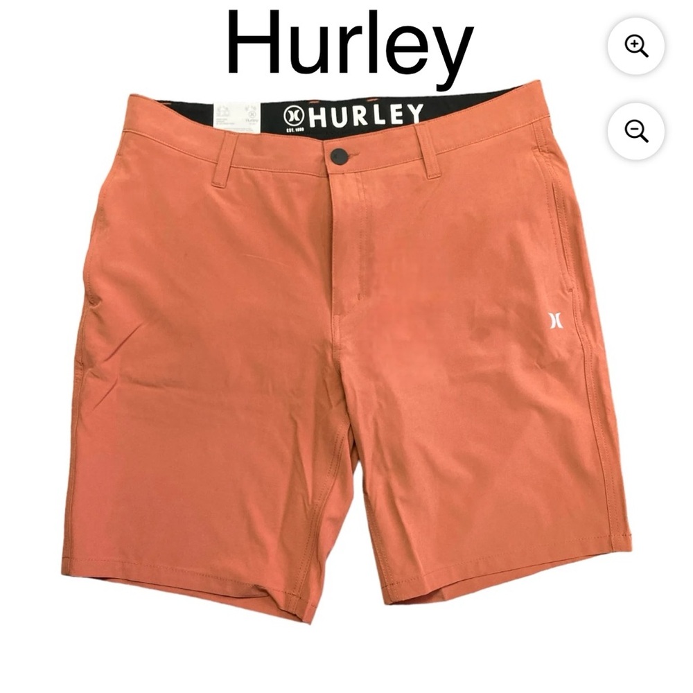 Men’s Hurley shorts, rust color pocket new other sizes available